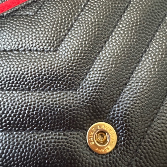 SOLD - 💎Authentic Saint Laurent YSL Cassandre Matelasse Long Flap Wallet - Picture 8 of 16
